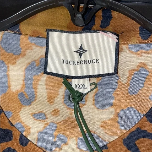 TUCKERNUCK LeopardRoyal Shirt Dress Fits Like a 2XSz XXXL New with Tag